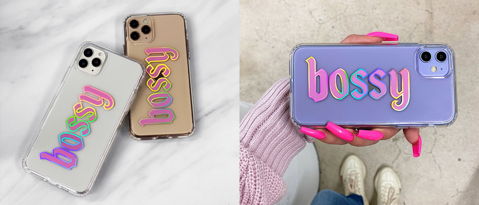 Bossy Clear iPhone Case