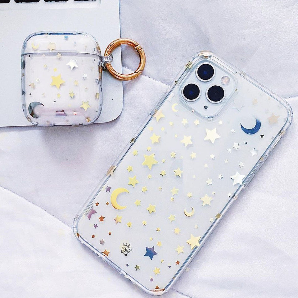 Starry Night Clear iPhone Case
