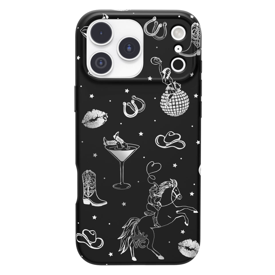 Disco Cowgirl iPhone Case