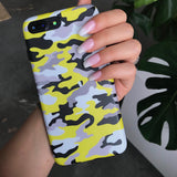 Yellow Camo iPhone Case