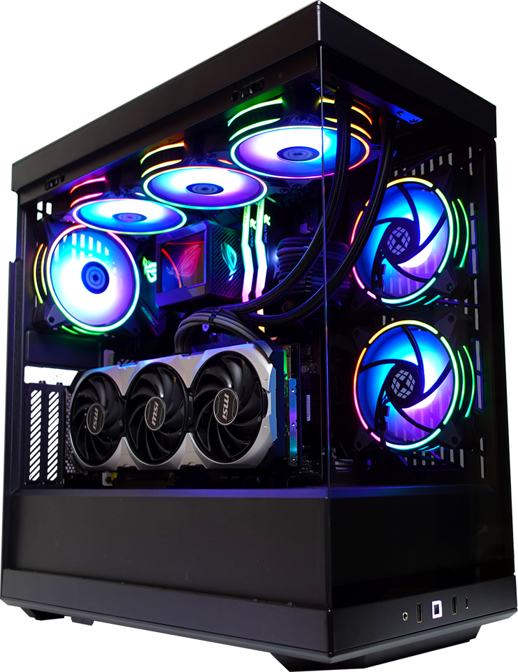 XOTIC PC G6 HYTE Y40 Essential Gaming Desktop w/ INTEL B860 & DDR5