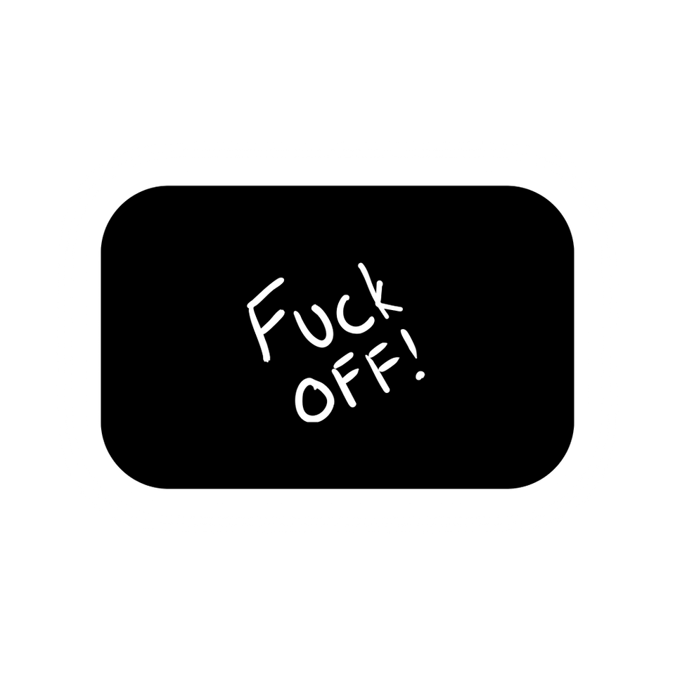 'F*ck Off' Shell For Earbuds Case