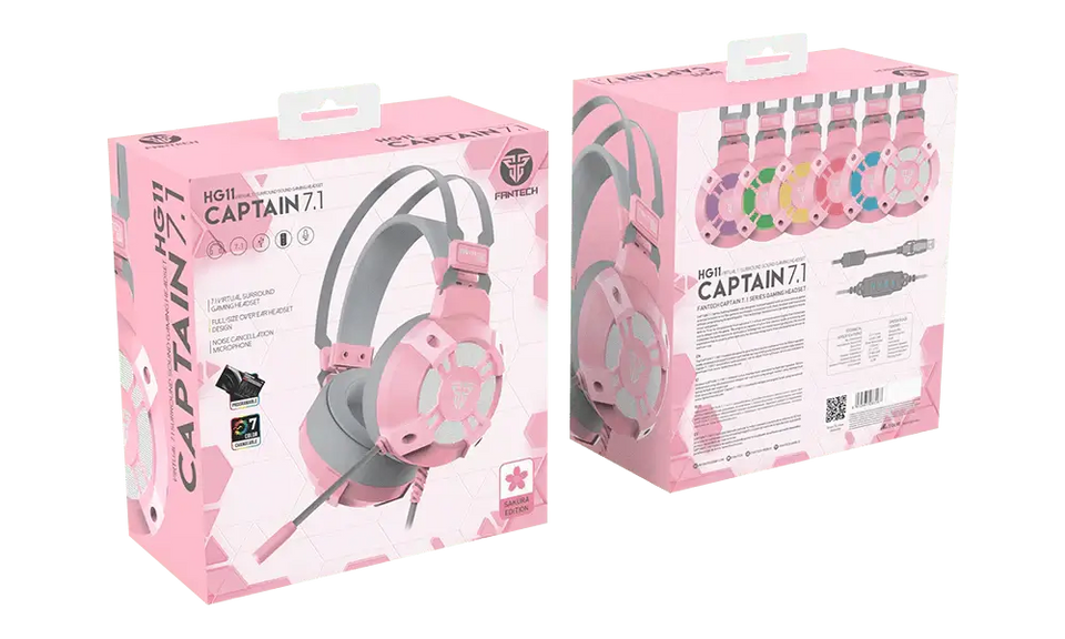 Fantech Gaming Headset -Sakura Pink (HG11)