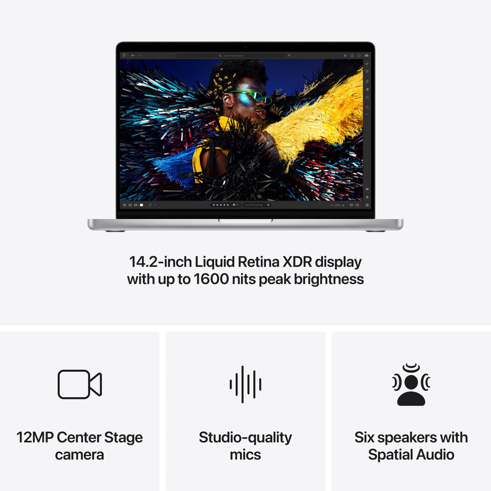 14-inch MacBook Pro with M4 16GB Memory / 1TB Storage - Silver