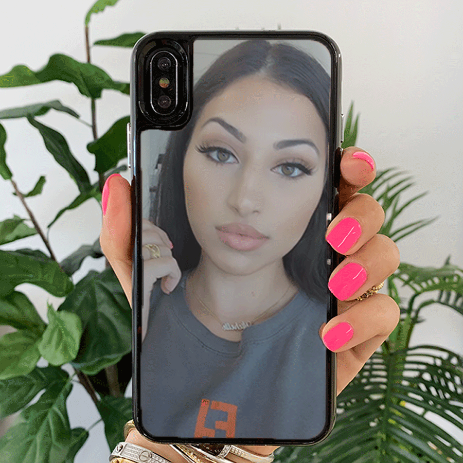 Silver Reflective Mirror iPhone Case