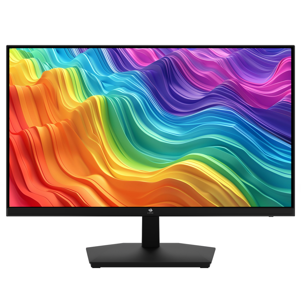24 inch Monitor. Z-Edge Computer Monitor. Full HD 1920 x 1080p IPS Display 100Hz PC Monitor with HDMI. VGA. Frameless. Anti-Glare Screen