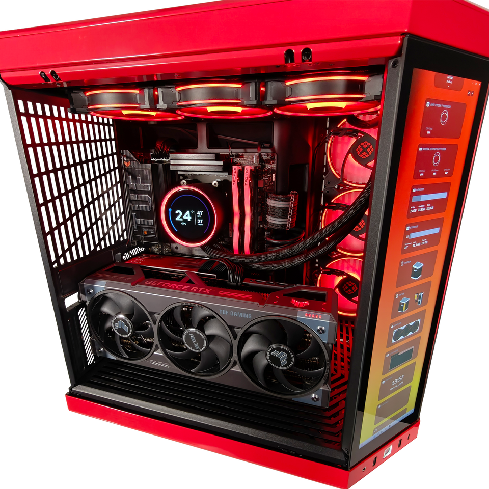 Y70 Red Eye Ultimate X3D Ready to Ship Gaming PC