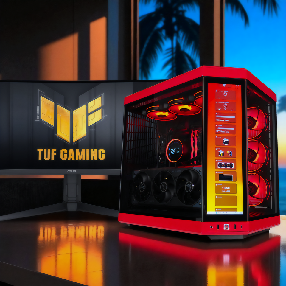 Y70 Red Eye Ultimate X3D Ready to Ship Gaming PC