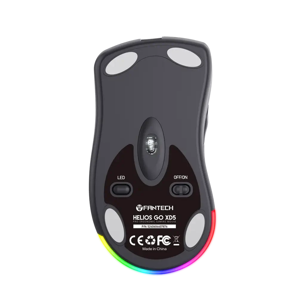 Fantech Ergonomic Gaming Mouse Black (HELIOS XD5)