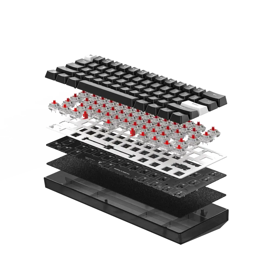 Fantech 60% RGB Mechanical Keyboard Black (MAXFIT61)