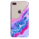 Geode Glitter Clear iPhone Case