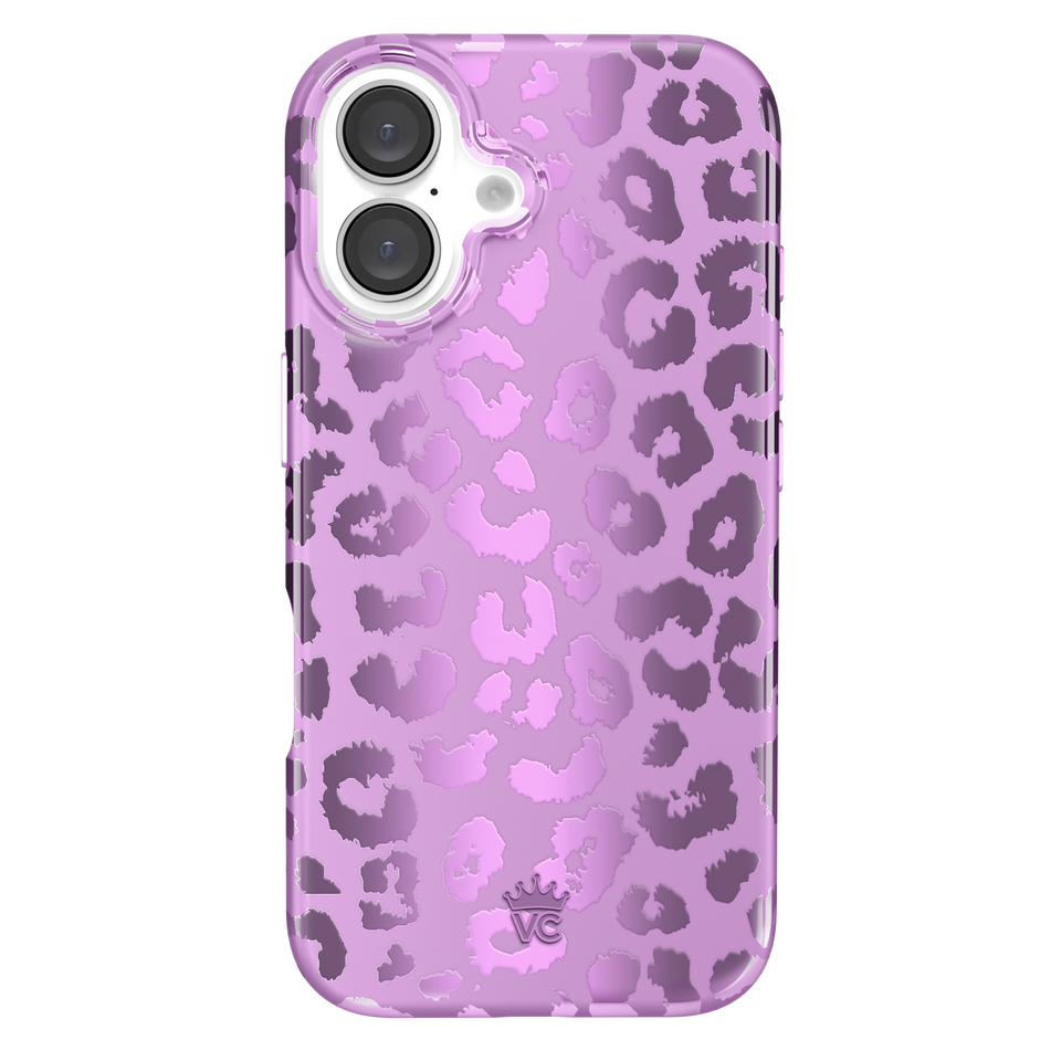 Amethyst Leopard iPhone Case