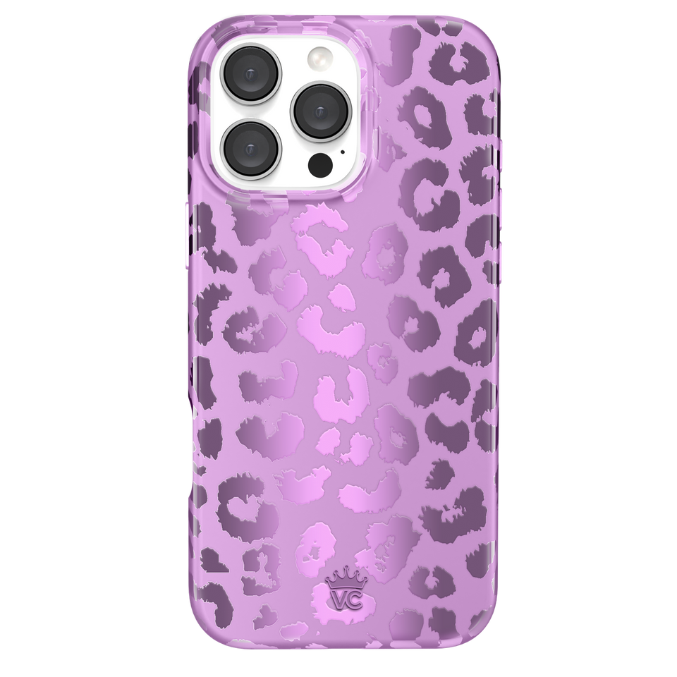 Amethyst Leopard iPhone Case