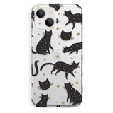 Black Cat Clear iPhone Case