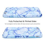 Ocean Blue Chrome Marble iPhone Case