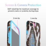 Blue Snakeskin iPhone Case
