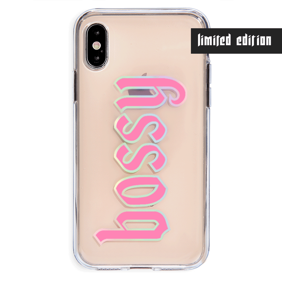 Bossy Clear iPhone Case