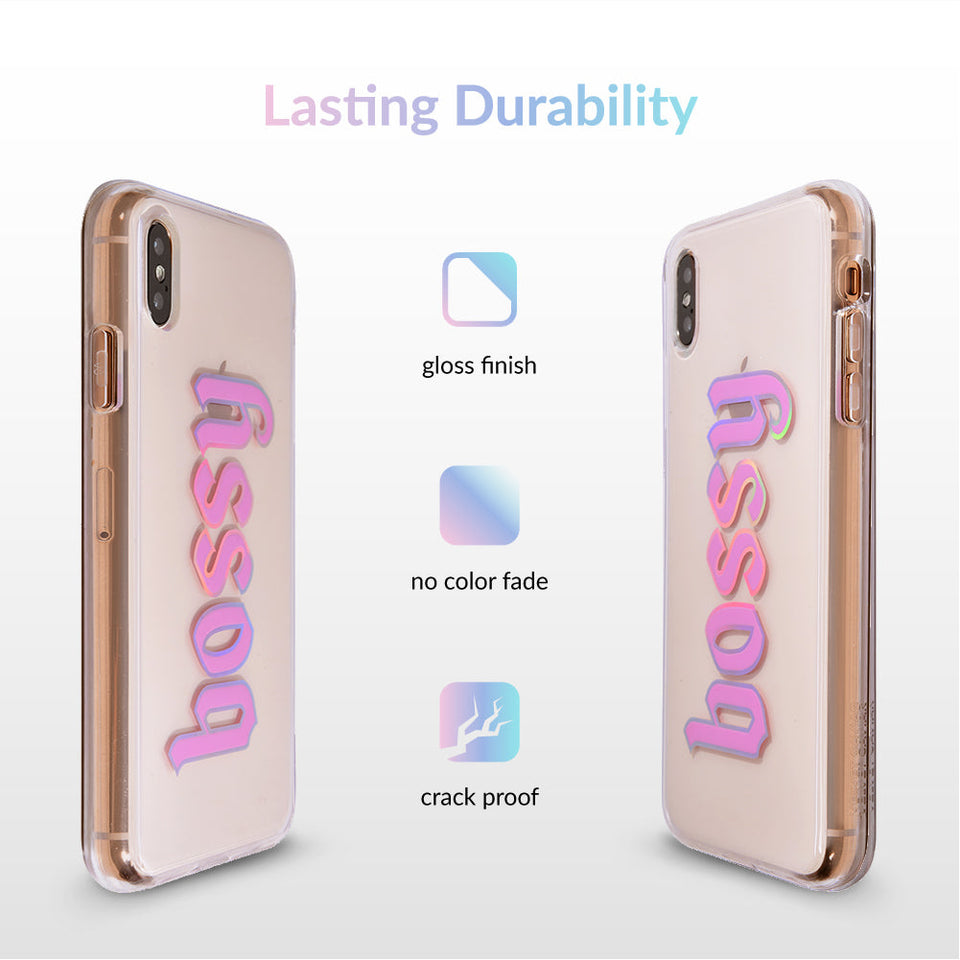 Bossy Clear iPhone Case