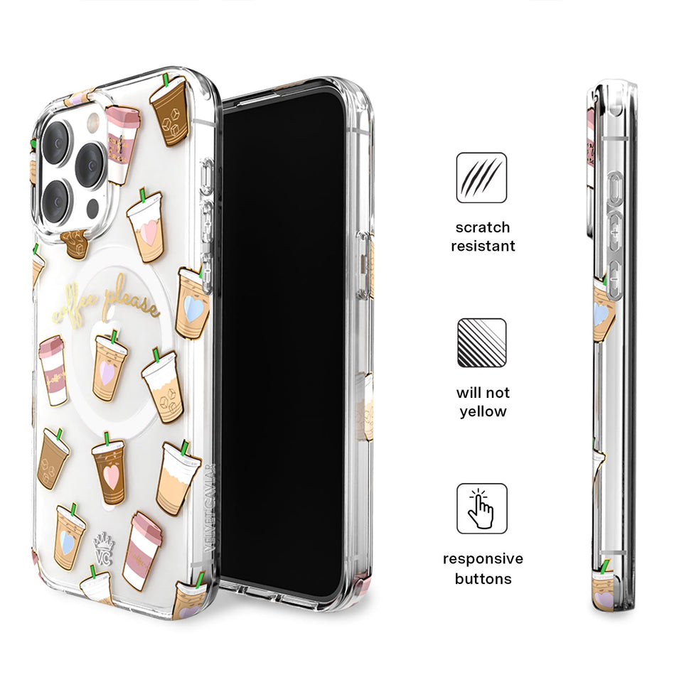 Coffee First iPhone Case