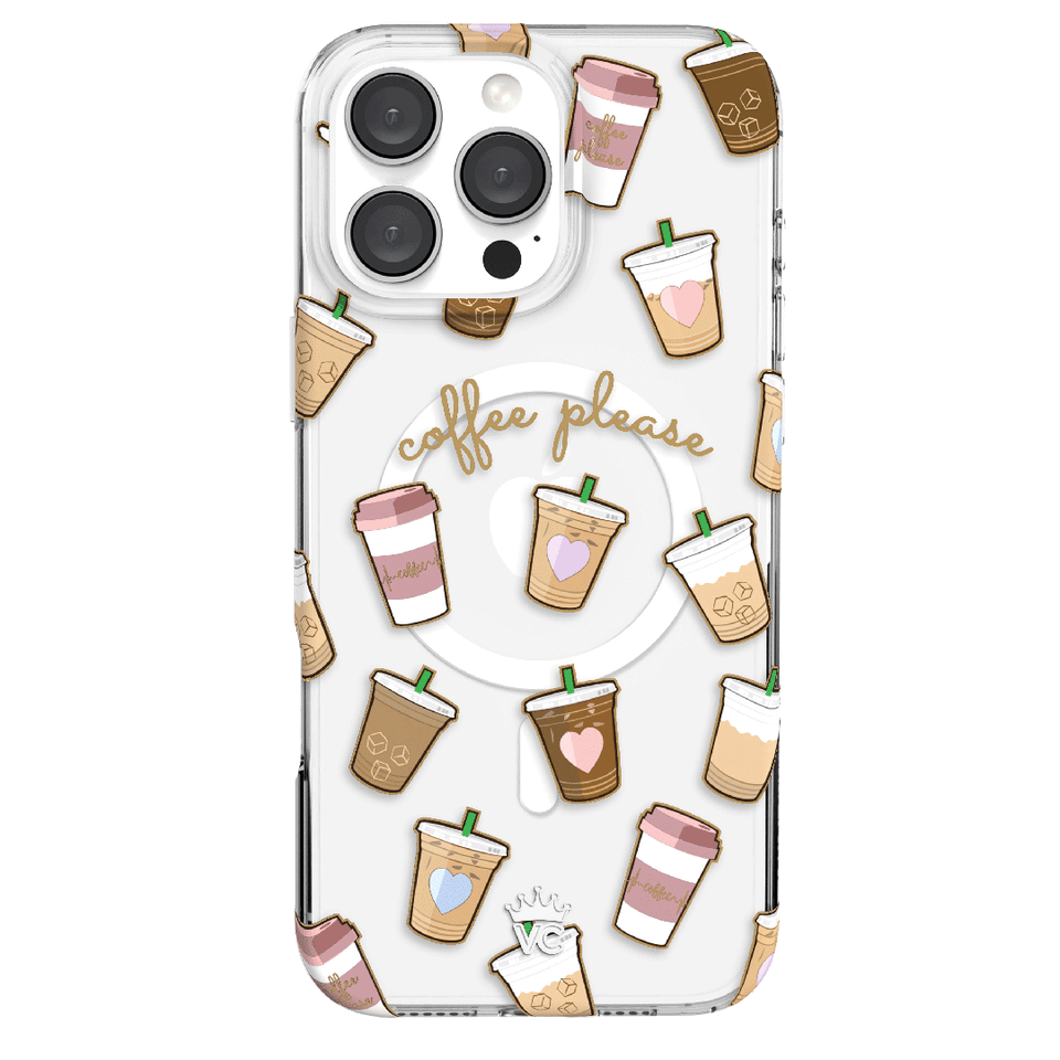 Coffee First iPhone Case