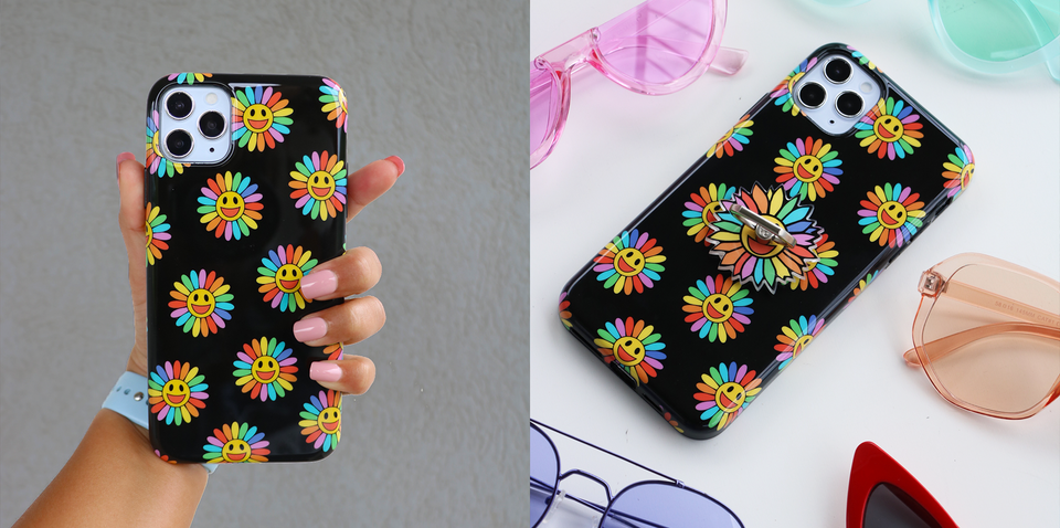 Rainbow Smiley iPhone Case