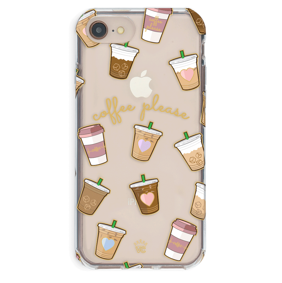 Coffee First iPhone Case