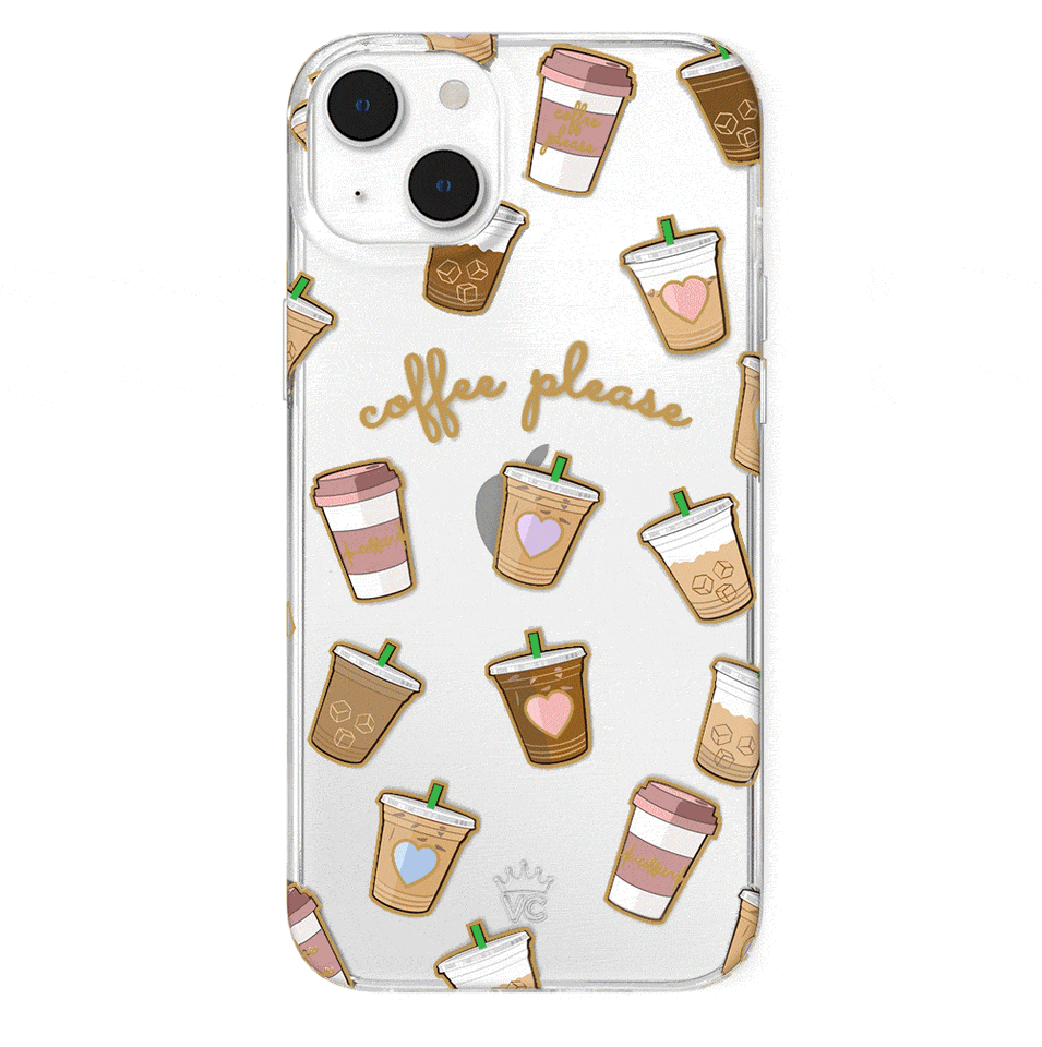 Coffee First iPhone Case