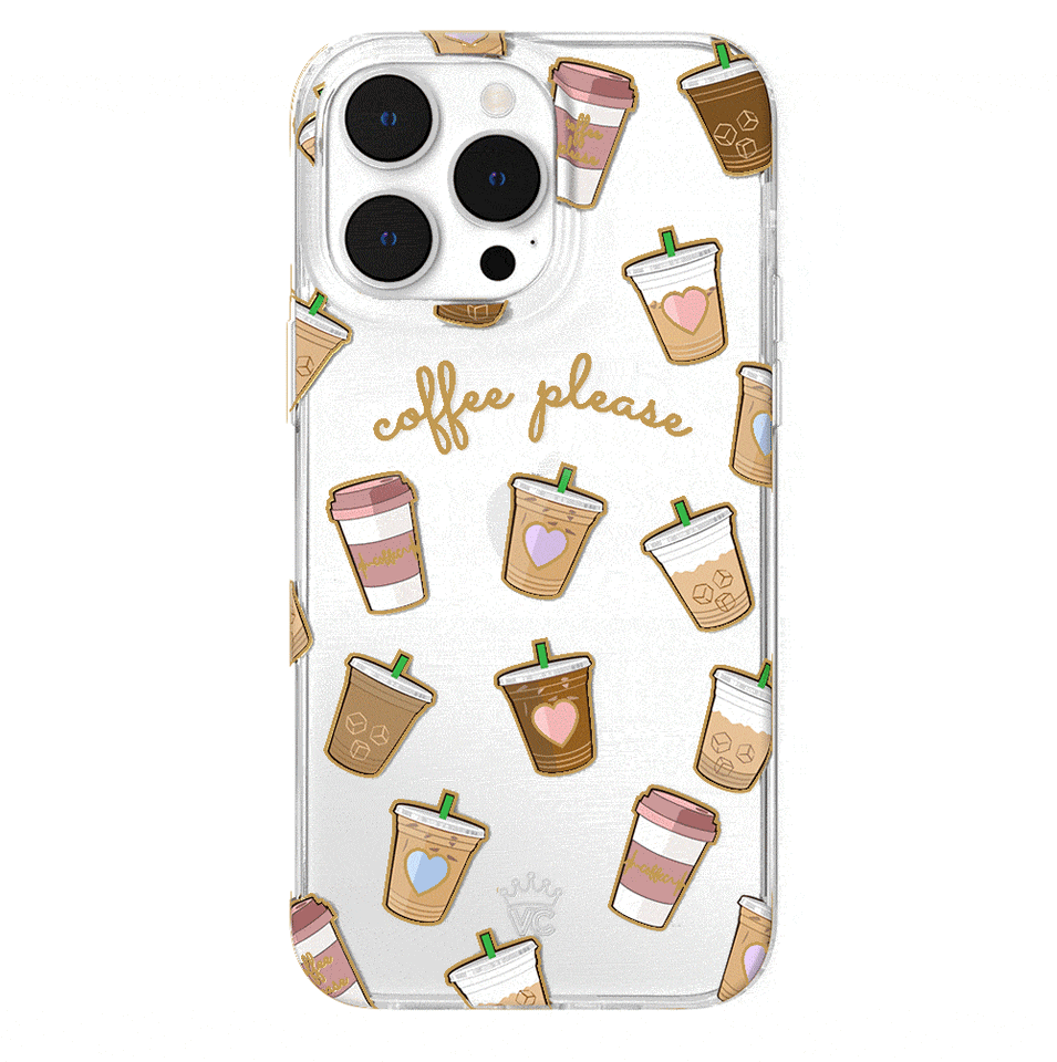 Coffee First iPhone Case