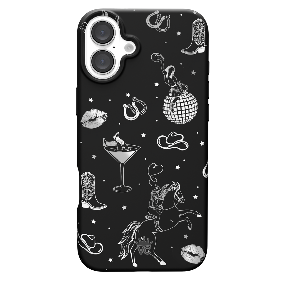Disco Cowgirl iPhone Case