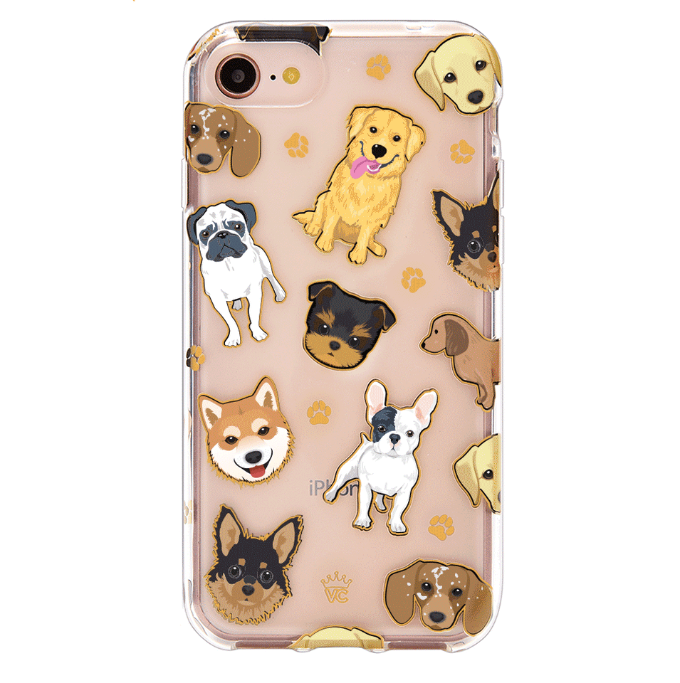 Dog Clear iPhone Case