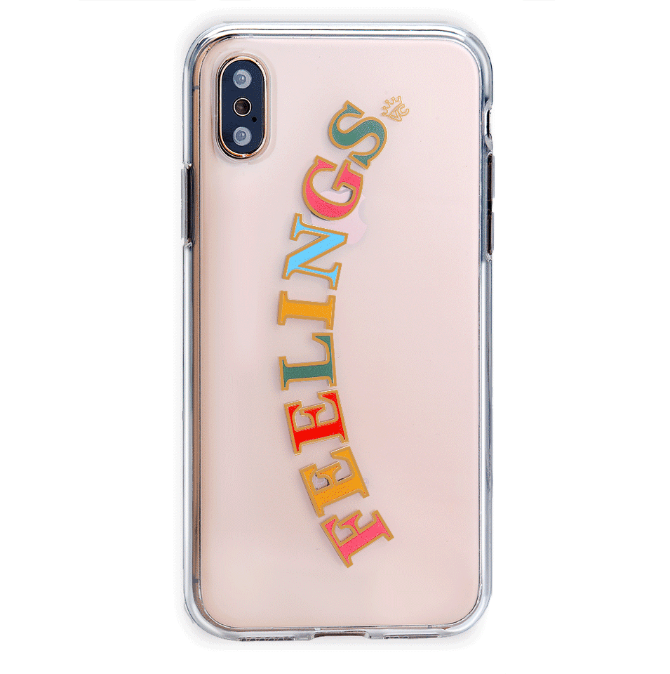 Feelings Clear iPhone Case