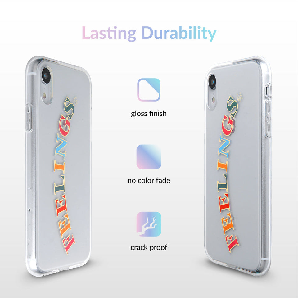 Feelings Clear iPhone Case