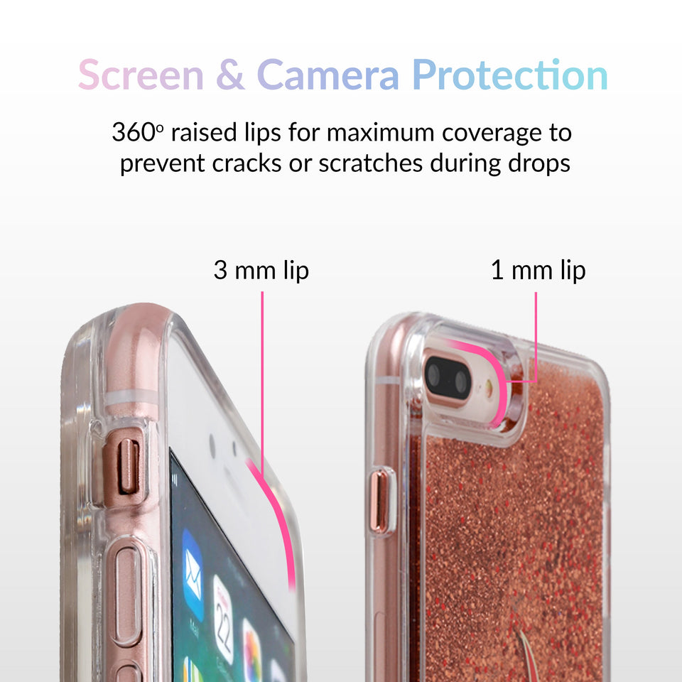 Glitter Flames iPhone Case by Nessa