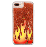 Glitter Flames iPhone Case by Nessa