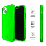 Neon Green Clear iPhone Case