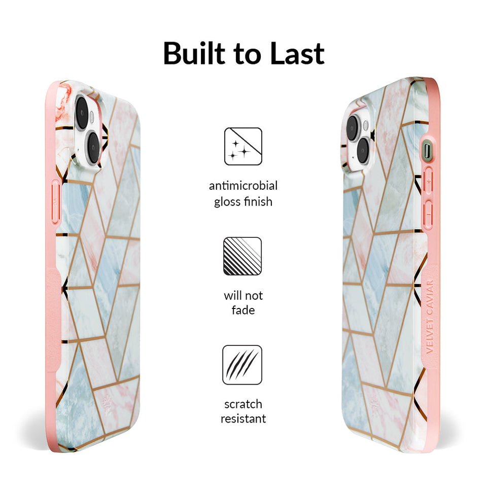 Geometric Marble iPhone Case