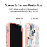 Geometric Marble iPhone Case