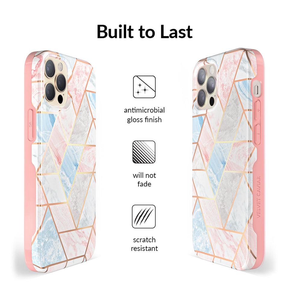 Geometric Marble iPhone Case