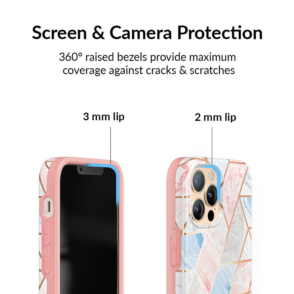 Geometric Marble iPhone Case