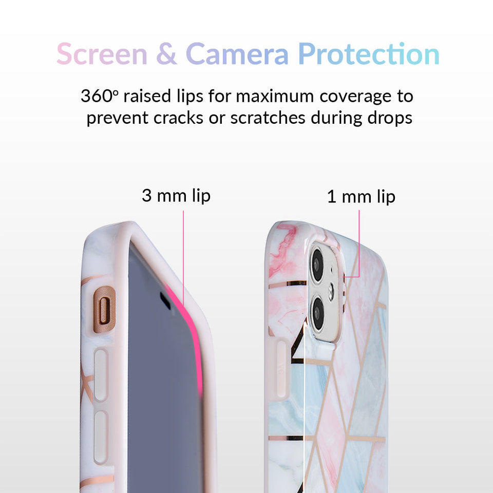 Geometric Marble iPhone Case