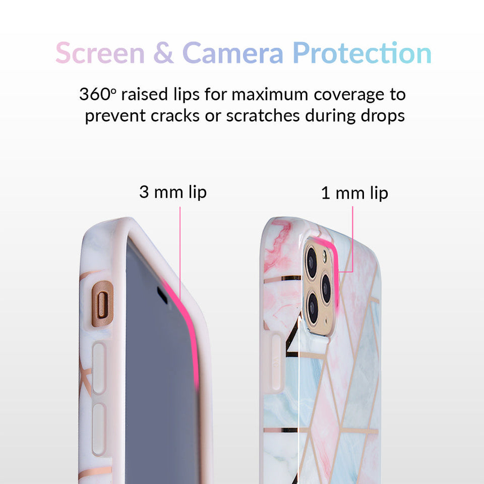 Geometric Marble iPhone Case