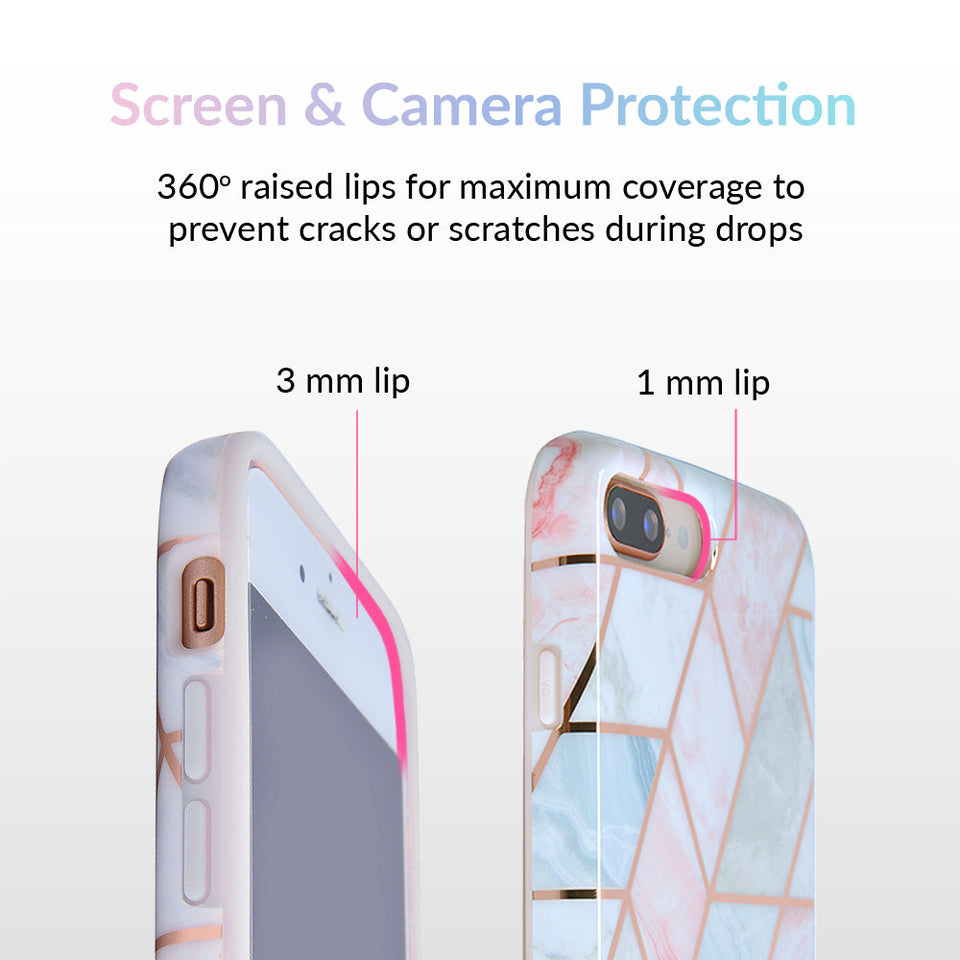 Geometric Marble iPhone Case