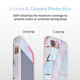 Geometric Marble iPhone Case