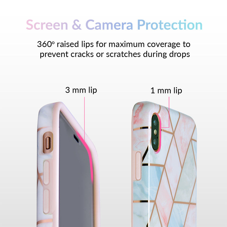 Geometric Marble iPhone Case