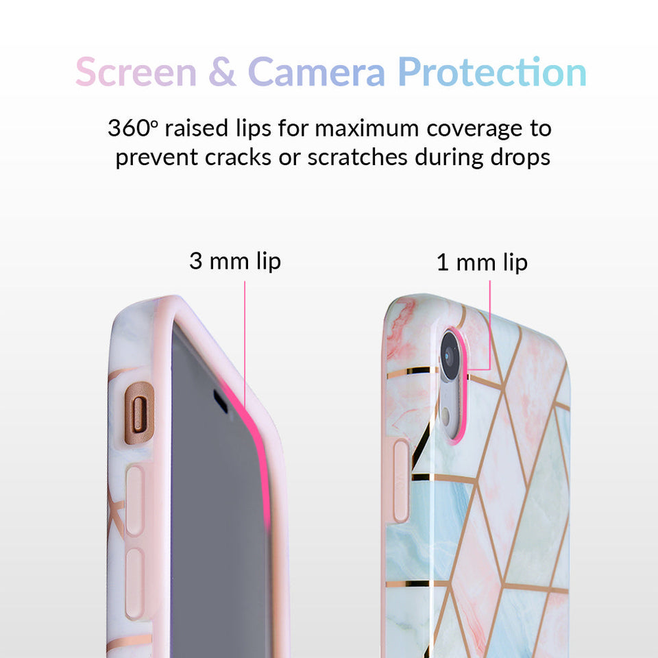 Geometric Marble iPhone Case