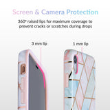 Geometric Marble iPhone Case