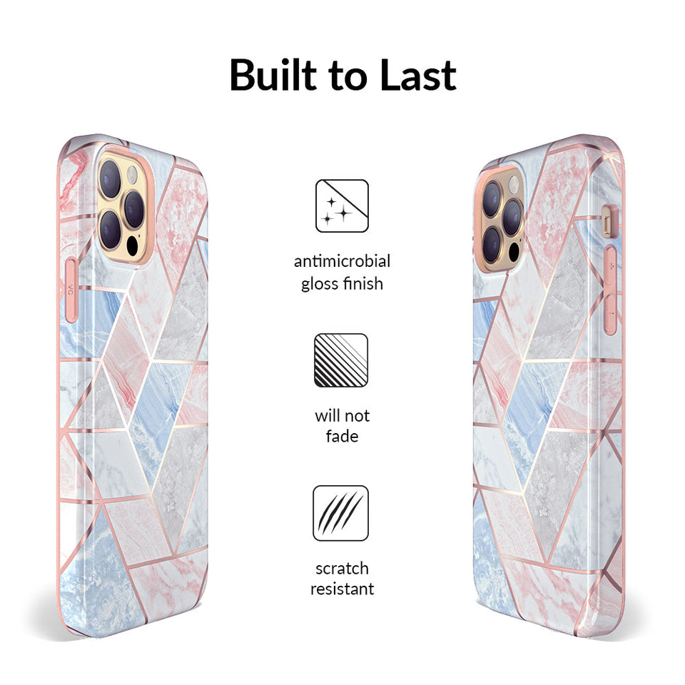 Geometric Marble iPhone Case