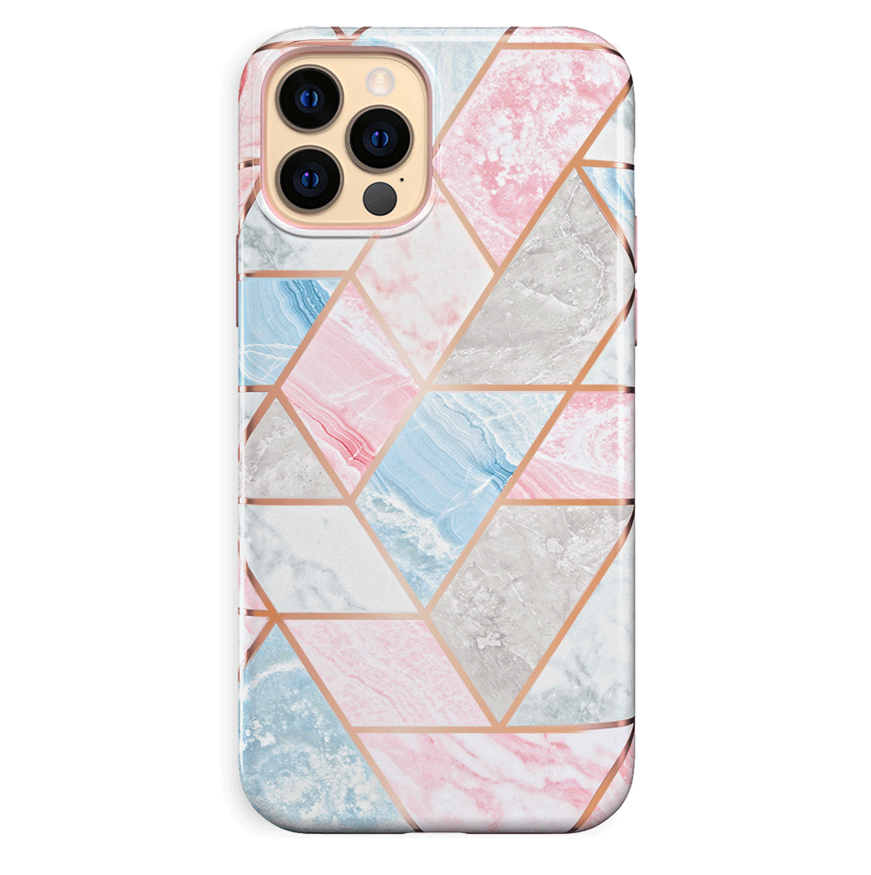 Geometric Marble iPhone Case