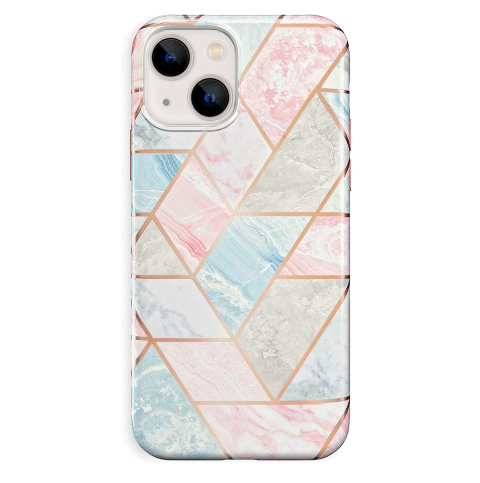 Geometric Marble iPhone Case