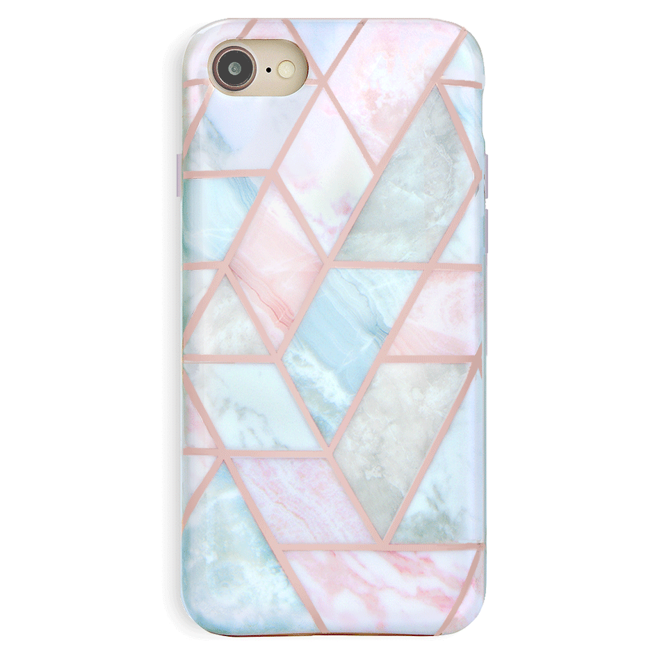 Geometric Marble iPhone Case